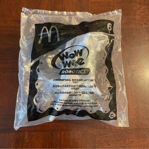 Wow Wee Robotics #6 Chomping Roboraptor Dinosaur McDonalds Happy Meal Raptor